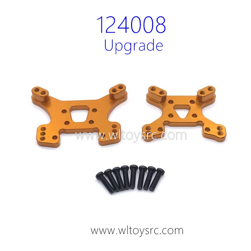 WLTOYS 124008 RC Car Upgrade Parts Shock Plate Gold