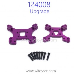 WLTOYS 124008 RC Car Upgrade Parts Shock Plate Gold Purple