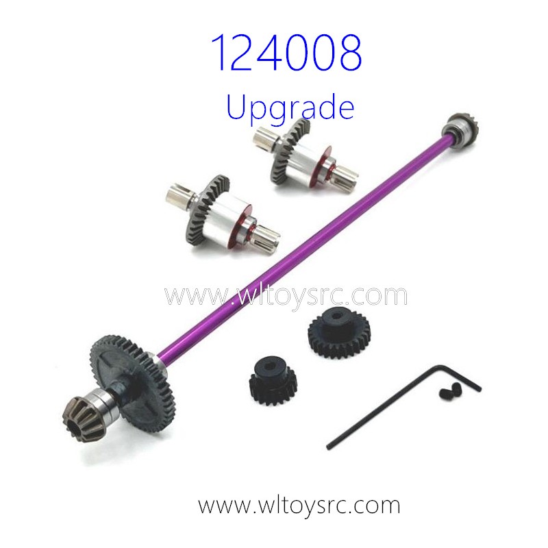 WLTOYS 124008 Upgrade Parts Metal Differential Gear Kit