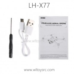 Lead Honor LH-X77 RC Drone Parts USB Charge and Manual