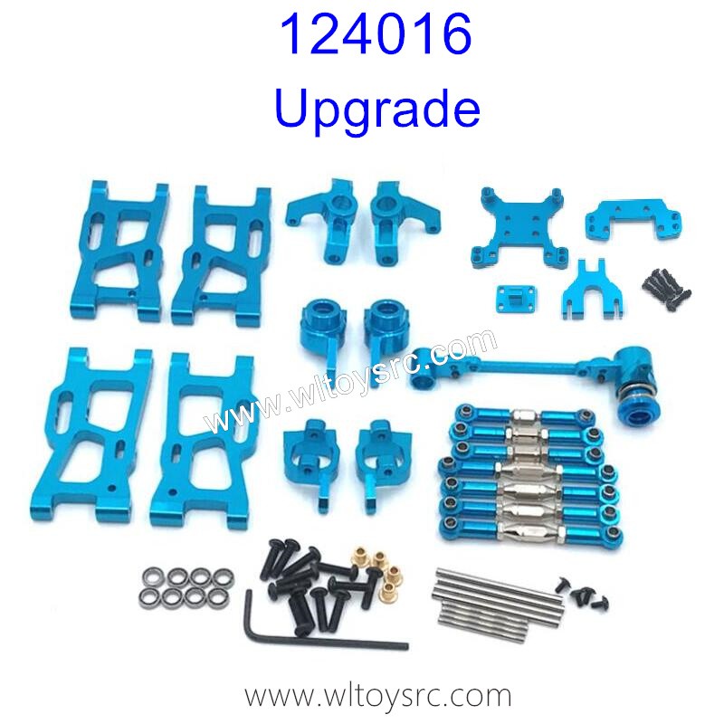 WLTOYS 124016 Upgrade Parts Metal Swing Arm and Steering set