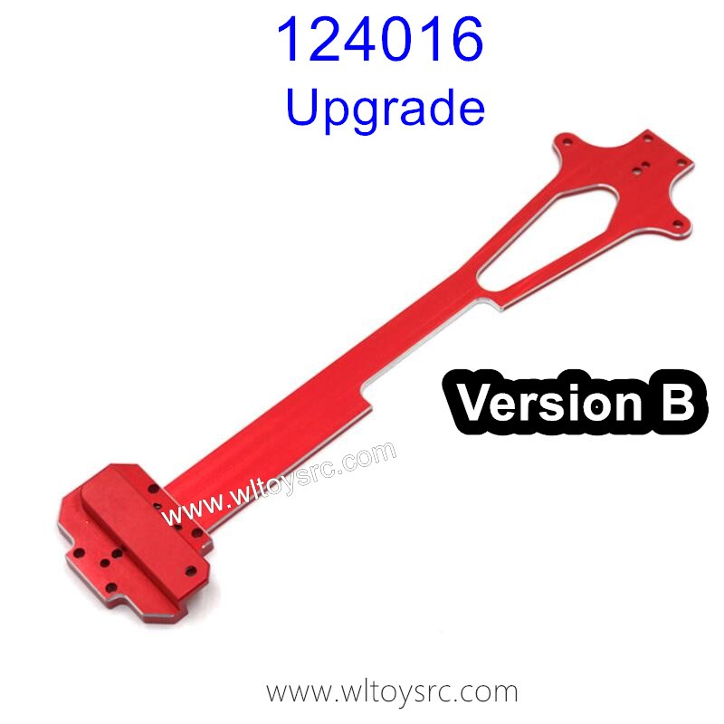 WLTOYS 124016 RC Car Upgrade Metal Parts The Second Board Version B Red