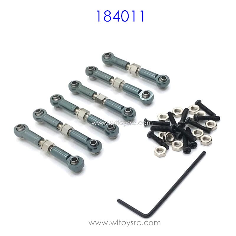 WLTOYS 184011 RC Car Upgrade Parts   Connect Rods Titanium