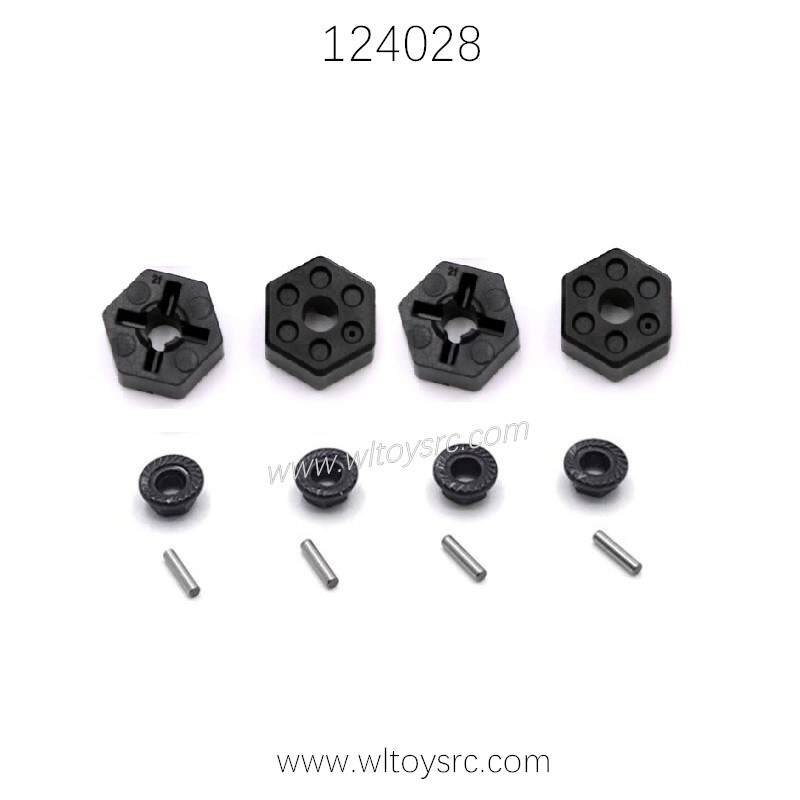 WLTOYS 124028 Parts 1266 Hex Nut and Pins
