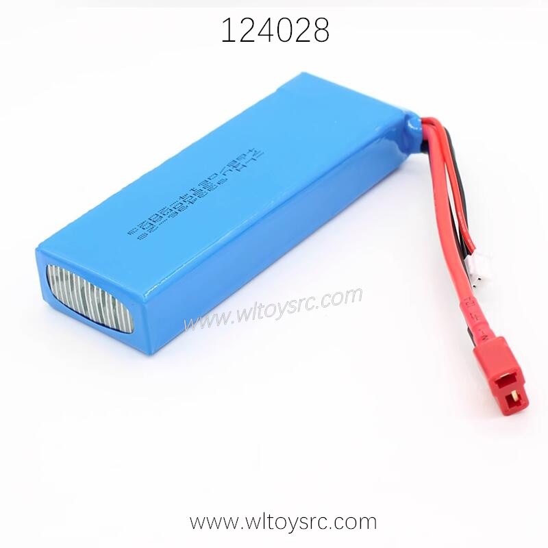 WLTOYS 124028 RC Car Parts 1652 7.4V 2200mAh Battery