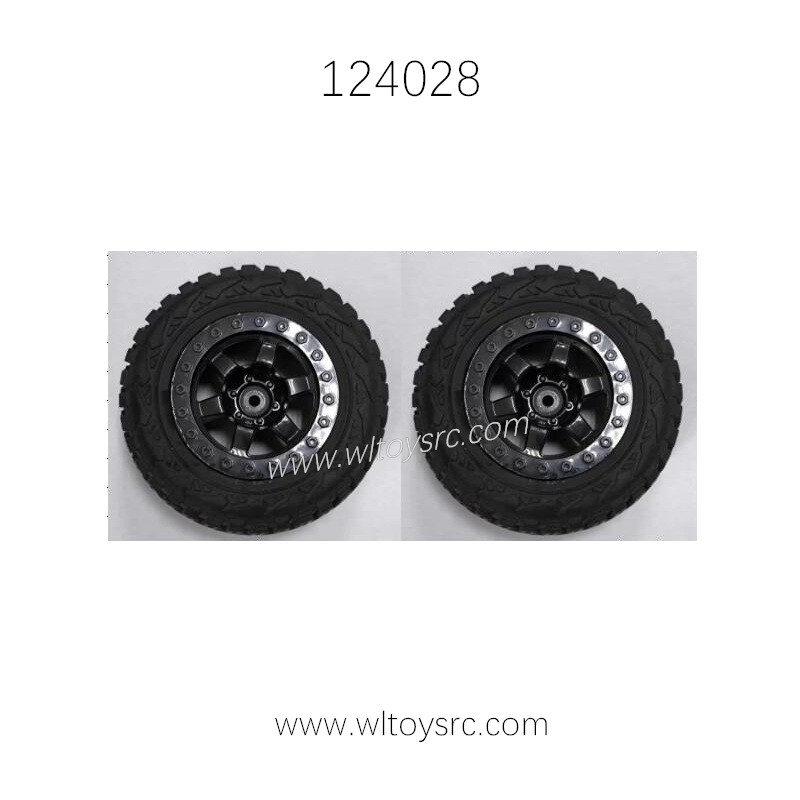 WLTOYS 124028 RC Truck Parts 2572 Tire Assembly