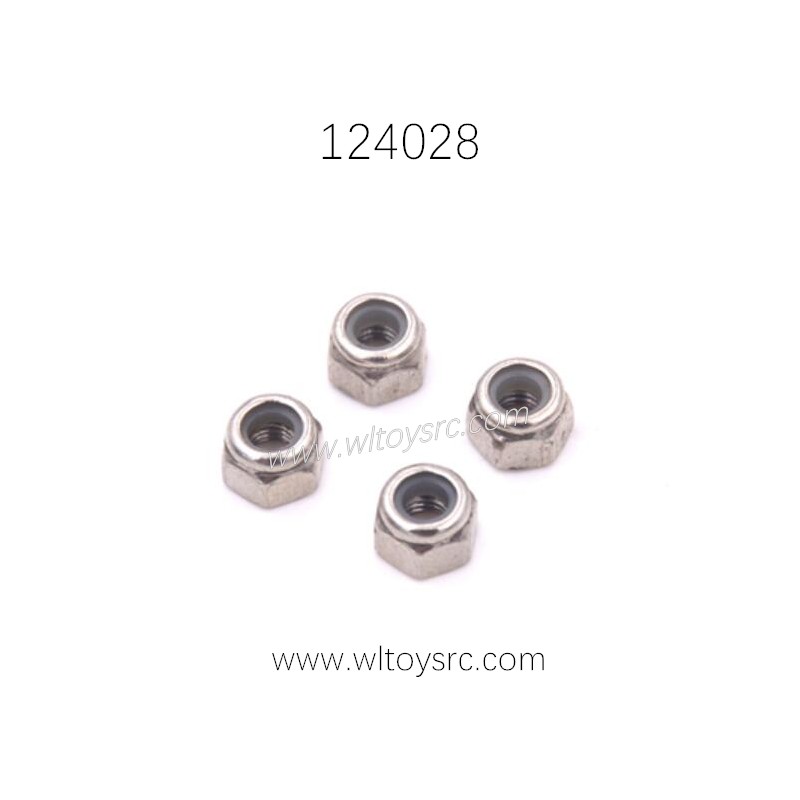 WLTOYS 124028 Parts A949-49 M3-Lock Nuts
