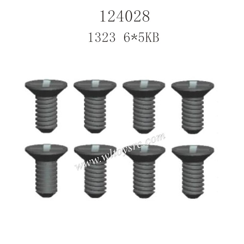 WLTOYS 124028 Parts 1323 Cross countersunk Screw
