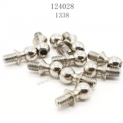 WLTOYS 124028 RC Car Parts 1338 Ball head Screw 4.9X10.6