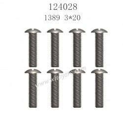 WLTOYS 124028 RC Car Parts 1389 Screws 3X20PM