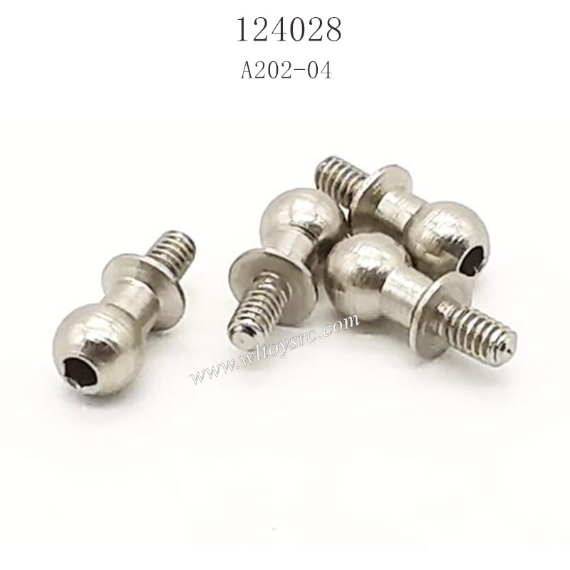 WLTOYS 124028 RC Car Parts A202-04 Ball head Screw