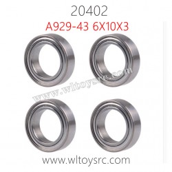 WLTOYS 20402 Parts, Rolling bearing A929-43