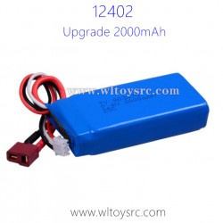 WLTOYS 12402 Upgrade Parts, 7.4V Lipo Battery