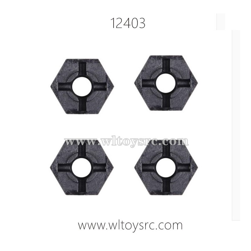 WLTOYS 12403 Parts, Hexagonal wheel seat