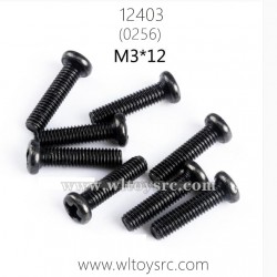WLTOYS 12403 Parts, Round Head Screws