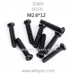 WLTOYS 12403 Parts, Round Head Screws 0253