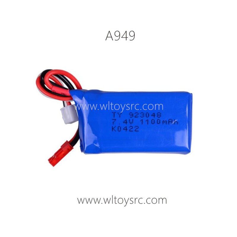 WLTOYS A949 Parts, 7.4V 1100mah Battery