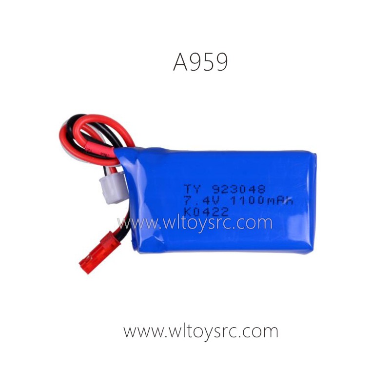 WLTOYS A959 Parts 7.4V 1100mah Battery