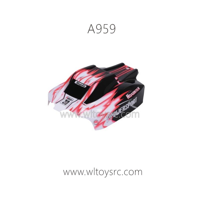 WLTOYS A959 Parts Car Body Shell Red