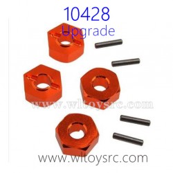 Wltoys 10428 Upgrade Parts, Hex Nuts Red