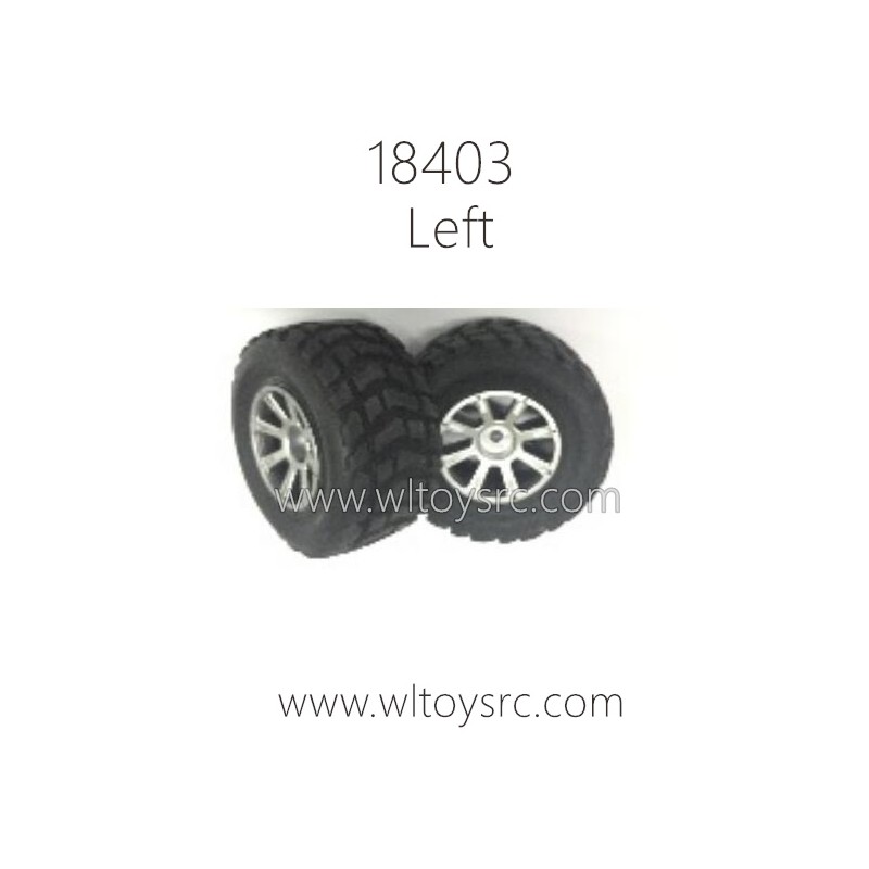 WLTOYS 18403 Parts, Left Complete Wheels