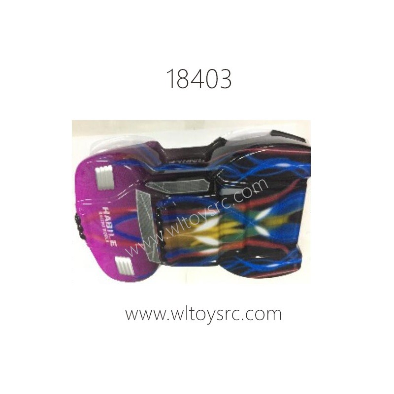 WLTOYS 18403 RC Car Parts, Car Body Shell