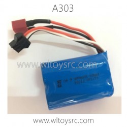WLTOYS A303 Parts-6.4V 1000mAh Battery T plug