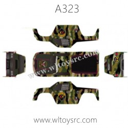 WLTOYS A323 1/12 RC Monster Truck Parts-Car Body Shell
