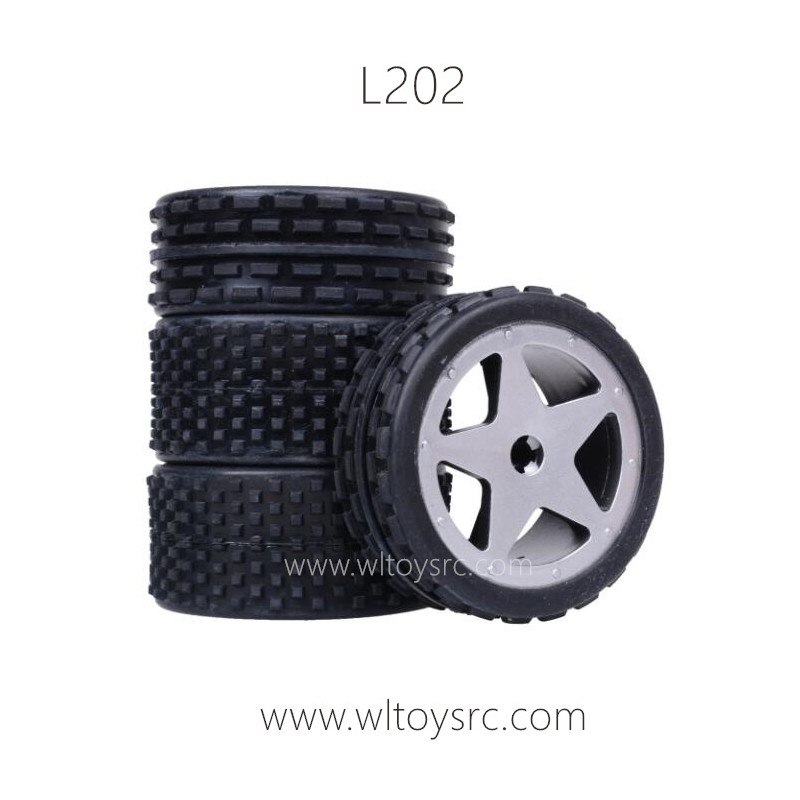 WLTOYS L202 Parts, Front and Rear Wheels