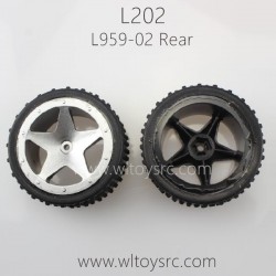 WLTOYS L202 Parts, Rear Wheels