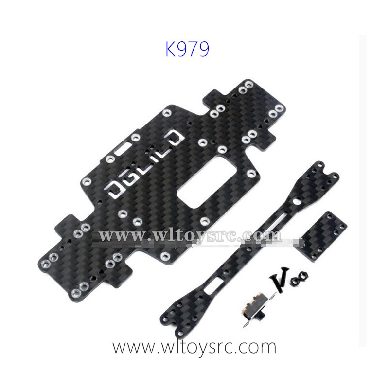 WLTOYS K979 Upgrade Parts, Carbon fiber chassis