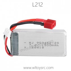 WLTOYS L212 Parts, 7.4V 1500mAh Li-PoBattery