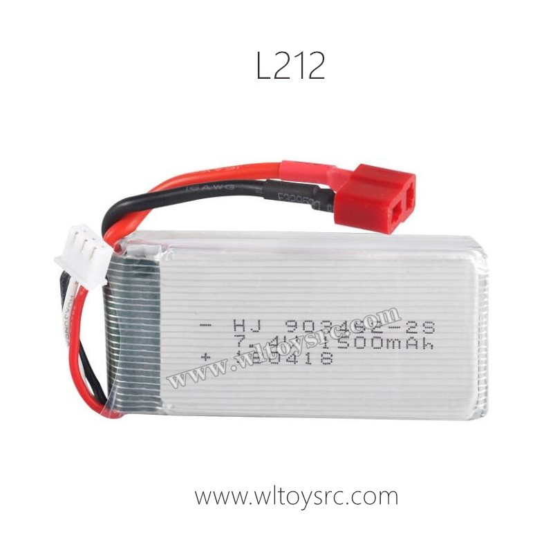 WLTOYS L212 Parts, 7.4V 1500mAh Li-PoBattery
