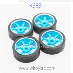 WLTOYS K989 Upgrade Parts, Metal wheels and Racing Tires