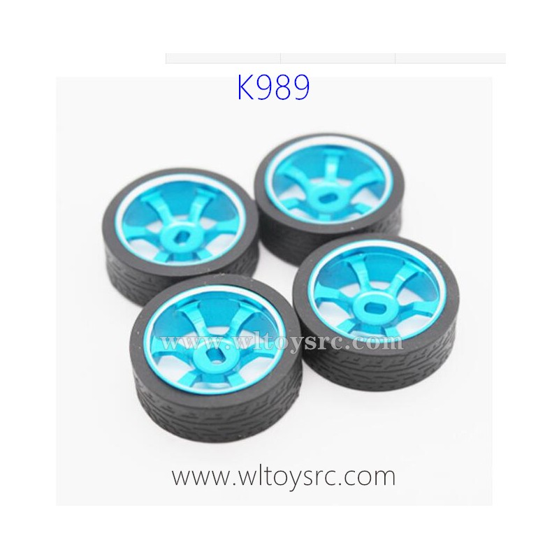 WLTOYS K989 Upgrade Parts, Metal wheels and Racing Tires