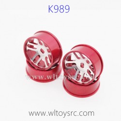 WLTOYS K989 Upgrade Parts, Racing Wheels Red
