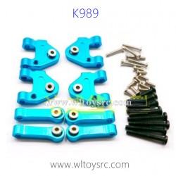 WLTOYS K989 Upgrade Parts, Upper and Lower Arms blue