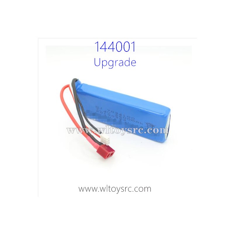 WLTOYS 144001 Upgrade Parts, 7.4V Li-Po Battery