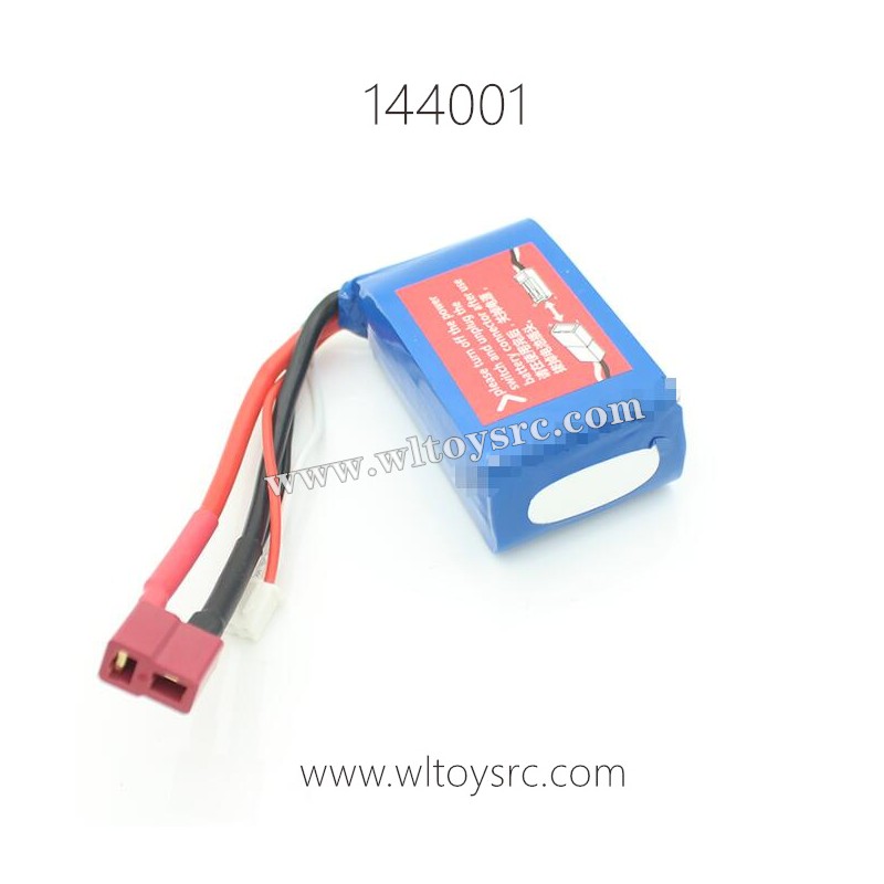 WLTOYS 144001 Parts, 7.4V Li-Po Battery