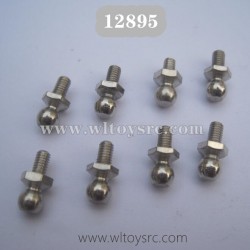 Haiboxing 12895 RC Car Parts-Front Turning Linkage Inserted Ball