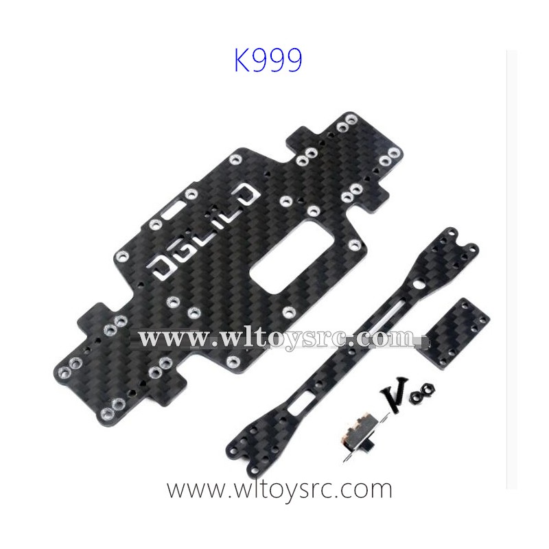 WLTOYS K999 Upgrade Parts, Carbon fiber chassis