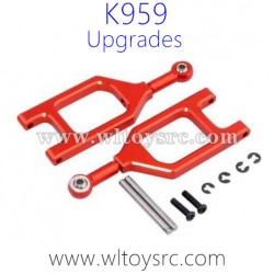WLTOYS K959 Upgrade Parts, Front Upper Suspension Arms Red
