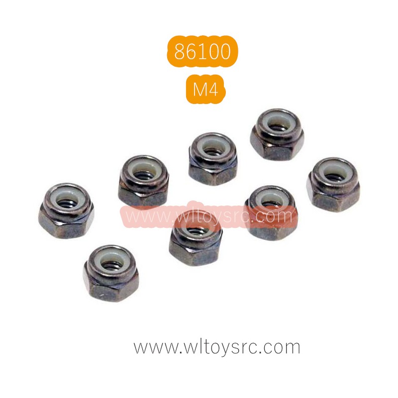 RGT Racing EX86100 Parts-M4 Metal lock nut