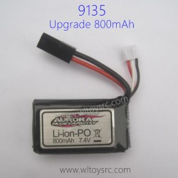 XINLEHONG Toys 9135 1/16 Upgrade Battery 7.4V 800mAh