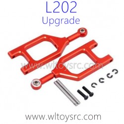 WLTOYS L202 Upgrade Parts, Front Upper Suspension Arms Red