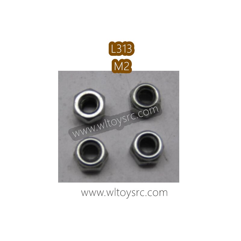 WLTOYS L313 1/10 RC Car Parts, M2.5 Locknut