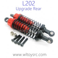 WLTOYS L202 Upgrade Parts, Rear Shock Absorbers Red