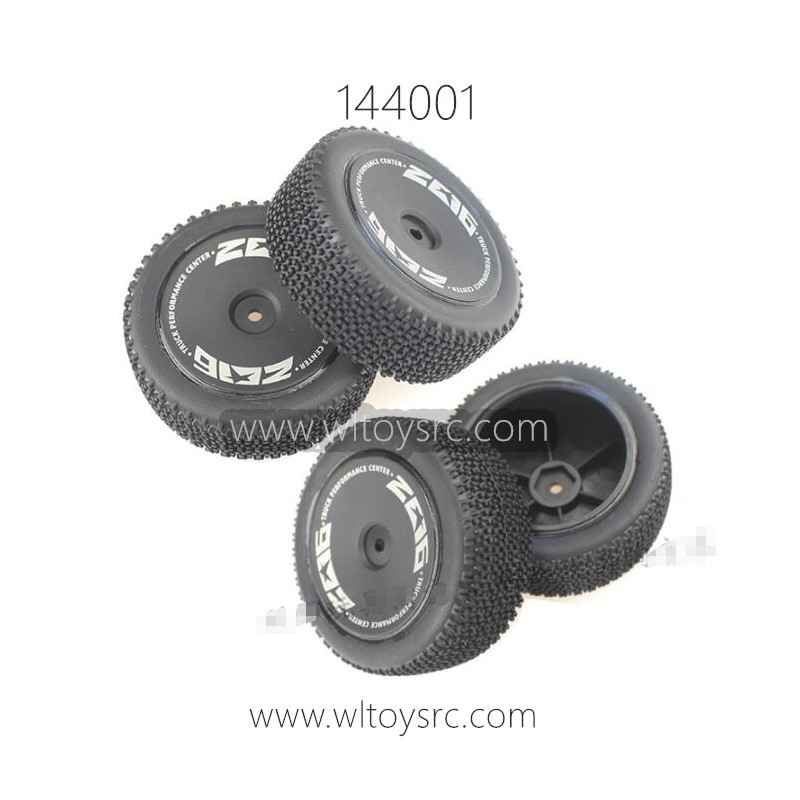 WLTOYS 144001 RC Car Parts, Wheels complete