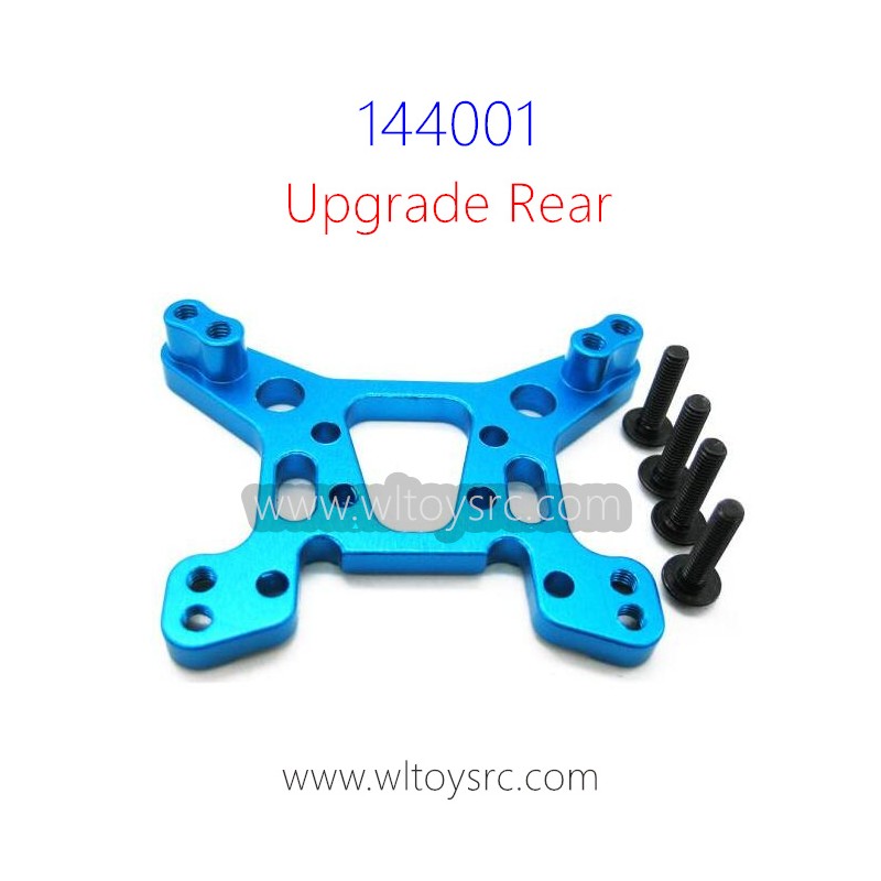 WLTOYS 144001 1/14 Upgrade Metal Parts, Rear Shock Frame Blue