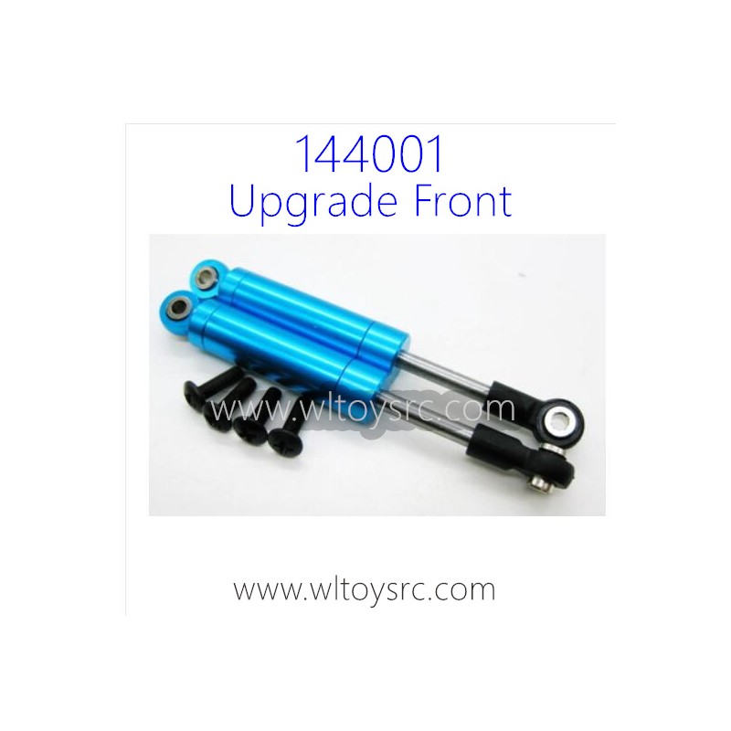 WLTOYS 144001 1/14 RC Car Upgrade Parts, Front Shock Absorbers Blue